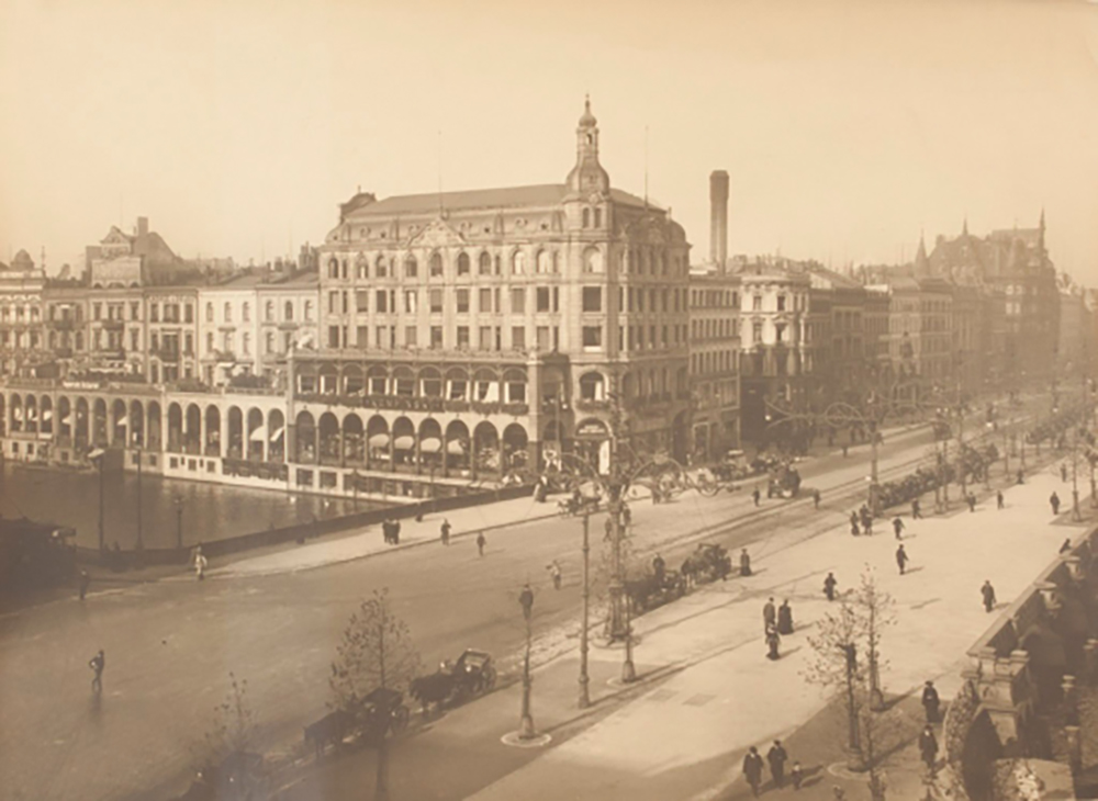 Hamburg, Alter Jungfernstieg, 1906