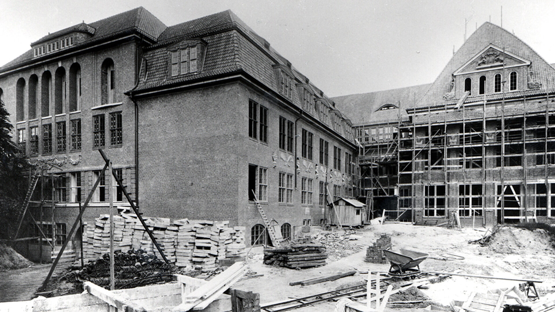 Das Museum für Hamburgische Geschichte im Bau, 1916